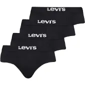 Levi's Levis Men Solid Basic Brief Org Co 4P Ecom - Black - L