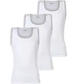 BOSS Tanktop3P Ribclassic - White - L