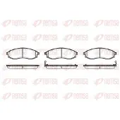 REMSA Jarrupalat Etu, 0598.02 - Mitsubishi - L-200. Nissan - Maxima