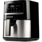 G3 Ferrari Friggisano air fryer 4,5 l Silver-musta