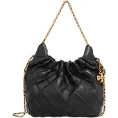 Tory Burch Fleming Mini Hobo Bag - Black - ONE SIZE
