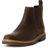 Clarks for man. 26173532 Clarkdale Easy Beeswax brown leather ankle boots (42.5), Flat, None, Casual
