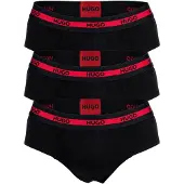 HUGO for man. 50492378 Pack 3 Black Triplet briefs (XL), Homewear, Cotton