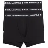 Karl Lagerfeld Bokserishortsit musta / valkoinen