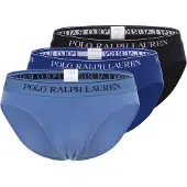Ralph Lauren for man. 714835884004 Set of 3 blue briefs (S), Homewear, Cotton