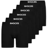 Snocks Bokserishortsit musta / valkoinen