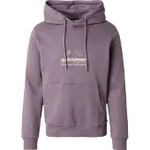 Jack & Jones Collegepaita 'JCOLima' kitti / harmaa / syreeni / valkoinen