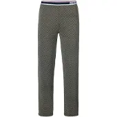 s.Oliver Pyjamahousut beige / laivastonsininen / musta / valkoinen
