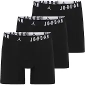 Jordan Bokserishortsit 'FLIGHT' harmaa / musta / valkoinen
