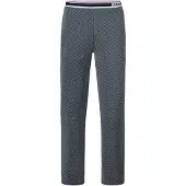 s.Oliver Pyjamahousut petrooli / punainen / offwhite