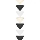 Next Alushousut beige / musta / valkoinen
