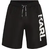 Karl Lagerfeld Uimashortsit musta / valkoinen