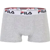 FILA Bokserishortsit meleerattu harmaa / punainen / musta / valkoinen