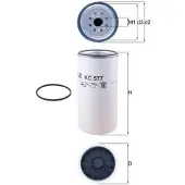 MAHLE ORIGINAL Polttoainesuodatin KC 577D