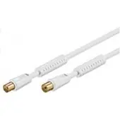 Microconnect Coax M-F 10m White 75 Ohm