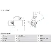 Bosch Starttimoottori - Audi - A4, A6, A4 quattro, Q5 quattro, A5, Q5