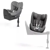 Cybex Sirona T ja kesäpäällinen (pkt) Mirage Grey
