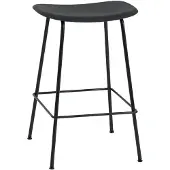 Muuto Fiber Tube baarijakkara 65 cm musta
