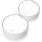 TP-LINK Deco X50-PoE -mesh WiFi -järjestelmä, Wi-Fi 6, AX3000, Dual-band, 2 kpl, PoE, valkoinen