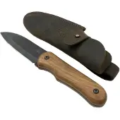 BeaverCraft Tools eräpuukko 210 mm, hiiliteräs, pähkinäpuu, kotelo