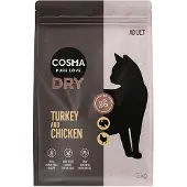 Cosma 2kg kalkkuna & kana kissan kuivaruoka