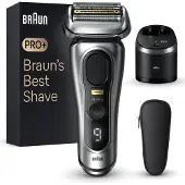 Braun Series 9 PRO+ 9567cc sähköinen karvanpoistolaite puhdistus- ja lataustelakka Silver 1 kpl
