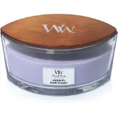 Woodwick Lavender Spa tuoksukynttilä sisältää puusydämen (hearthwick) 453 g