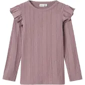 Name it Nmfjulia Ls Slim Top Noos - Pink - 122-128