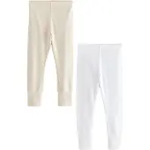 Next Leggingsit beige / valkoinen