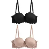 Next Rintaliivi nude / musta