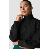 ICANIWILL Reboot Cropped 1/4 Zip Black