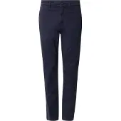 BOSS for man. 50534378 Regular fit navy stretch cotton sateen trousers (36/32), Casual