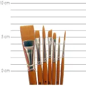 Daler Rowney Simply Gold Taklon 7 kpl sivellin