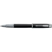 Parker IM Rollerball Pen | Black Lacquer with Chrome Trim | Fine Point Black Ink | Gift Box