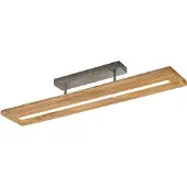 TRIO Brad LED kattovalaisin 100cm 3000K 27W puu