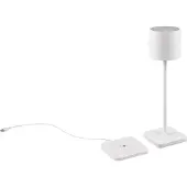 Reality Fernandez LED ladattava ulkopöytävalaisin 38cm 1,5W IP54 valkoinen