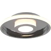 TRIO Ascari LED kattovalaisin IP44 30cm 3000K 28W kromi