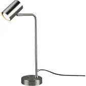 TRIO Marley pöytävalaisin GU10 45cm harjattu teräs