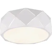 TRIO Lighting Kattovalaisin Zandor, himmennettävä, Valkoinen/opaali, Olohuone/ruokailutila, Metalli, Moderni