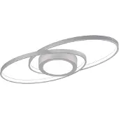 Reality Leuchten Led Galaxy, himmennettävä, Alumiini/harmaa/sinkki, Olohuone/ruokailutila, Metalli, Moderni