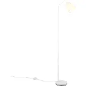 TRIO Buddy lattiavalaisin E27 148cm mattavalkoinen