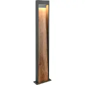TRIO Lighting Led pylväsvalaisin SALMON, Vaalea puu, Alumiini, Moderni