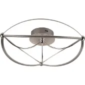 TRIO Charivari LED kattovalaisin 42W 3000K 62cm harjattu teräs