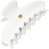 Balmain Cellulose Acetate Pince À Cheveux White