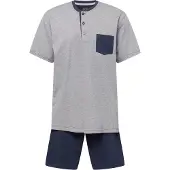 Ceceba Lyhyt pyjama laivastonsininen / meleerattu harmaa