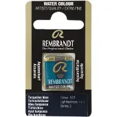 Taidepiste Rembrandt akvarelli 522 Turquoise Blue - 1/2 nappi