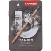 Bruynzeel Expression Graphite Pencils Tin 12