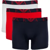 Emporio Armani Bokserishortsit laivastonsininen / taivaansininen / ruosteenpunainen / valkoinen