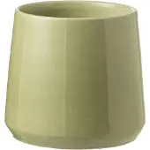 J-Line Flowerpot Round Ceramic Grn M - Green - H24CM