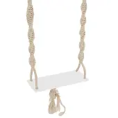 J-Line Swing Set Boho Cotton/Wood Beige - White - ONE SIZE